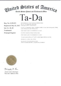 usa ta-da trademark registration
